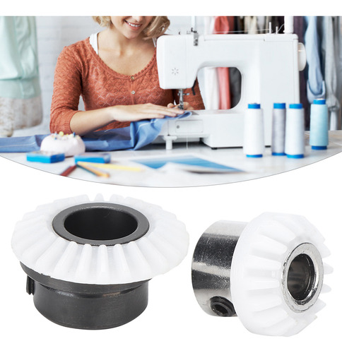 Máquina De Coser Con Engranaje Cónico, 2 Piezas, Piñón, Plás