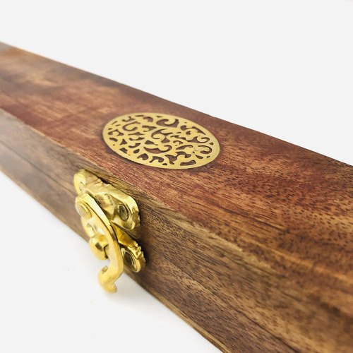 Varita De Bruja Y Mago De Will O'wisp En Caja De Madera Con