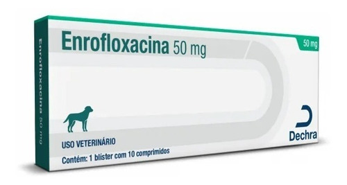 Enrofloxacina 50mg 10 Comprimidos Dechra