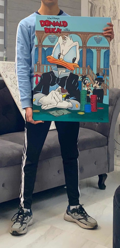 Cuadro Decorativo Walp Disneps Donald Duck
