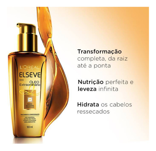 Reparador Pontas Óleo Extraordinário Elseve Loreal Paris