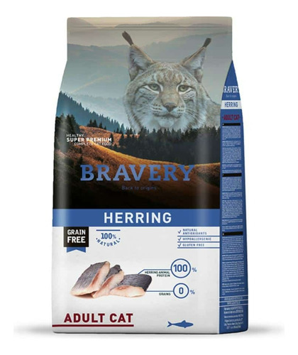 Bravery Gato Adulto Herring (arenque) 7 Kg