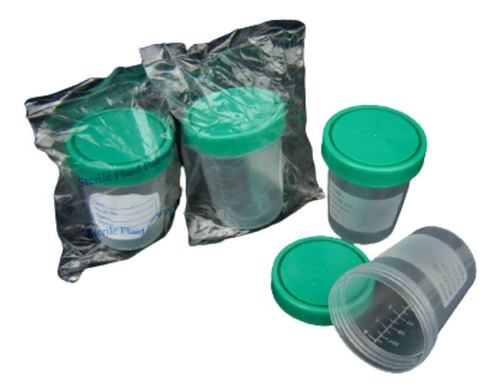 15 Vaso Recipiente Recolecto Muestra No Esteril 120ml Amsino