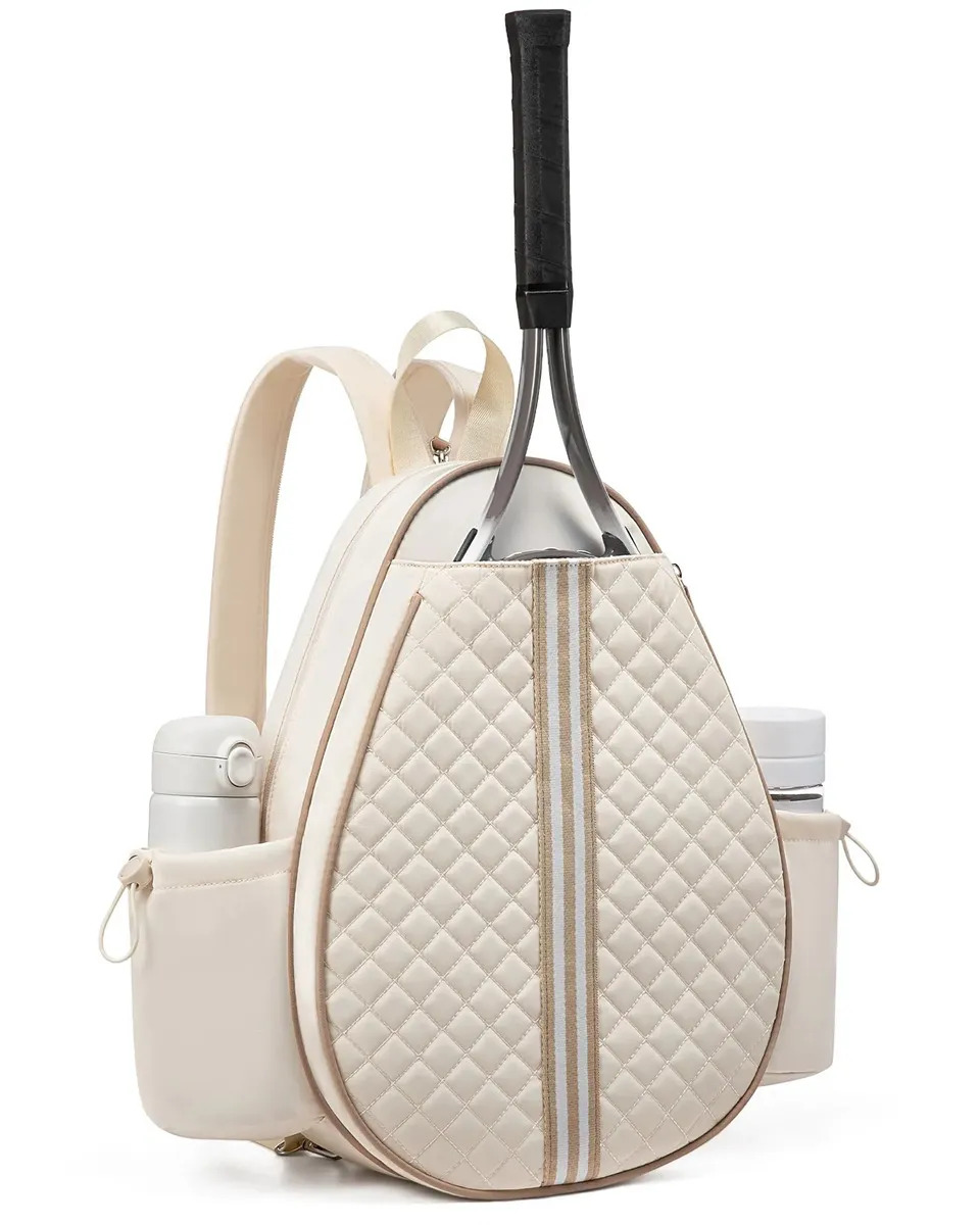 Mochila Crossbody Eslinga Acolchada para Tenis Bolso Raquetero Resistente Agua Unisex Mujer Hombre para Tenis Pickleball Bádminton