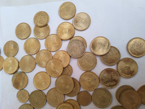 Lote 1 Kg Antiguas Monedas Argentinas En Bronce Lote 9 Ver (Usado)