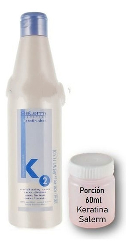 Keratina Salerm Porción 60ml Alisado - mL a $467