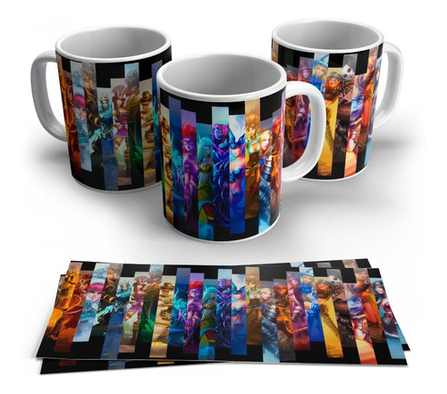 Taza League Of Legends De Cerámica