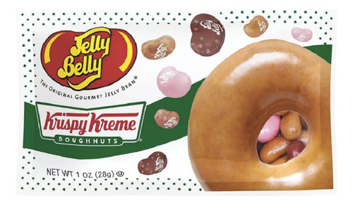 4 Pack Jelly Belly X Krispy Kreme 28g C/u