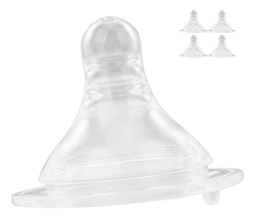 Set De Pezón Para Bebés Silicona Líquida Pacificador