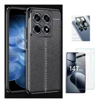 Comprar Case Funda Carbono Para Xiaomi Mi 14t \u002F 14t Pro + Vidrios