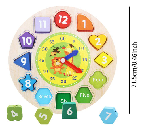 K Reloj Clasificador De Formas, Reloj De, Juguete,