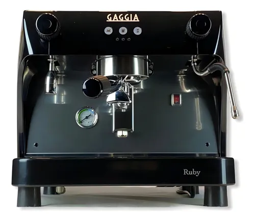 Cafetera Industrial Eléctrica Coffee Solutions Gaggia Rubi 1 Grupo Negra 5l 110v 60 Color Negro