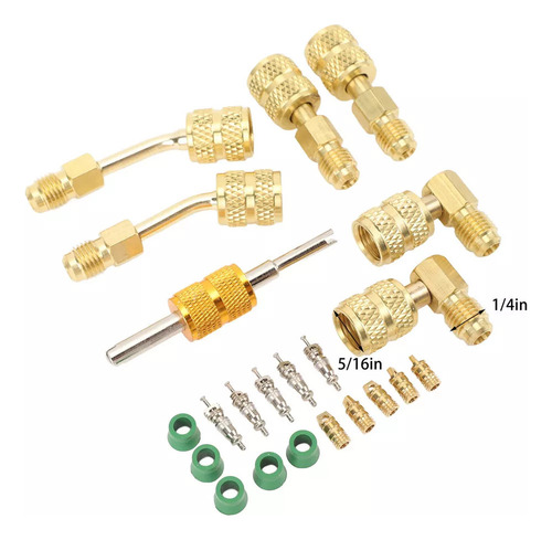 Kit Adaptador R410a, Conector E De Manguera De Refrigerante