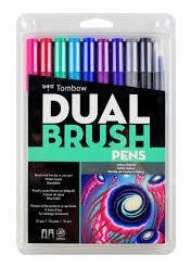 Imagen 3 de 6 de Marcadores Tombow Dual Brush Punta Pincel
