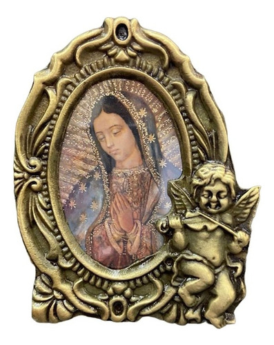 Mini Marco Zamac Virgen Guadalupe