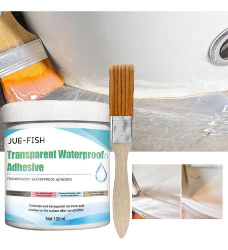 Sellador Aislante Con Pegamento Transparente Para Baño Invis