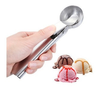 Cuchara Mecanica Para Helados Acero Inoxidable 