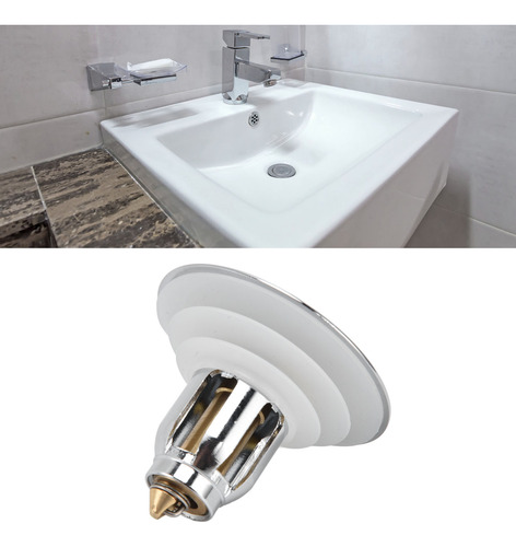 Tapón De Lavabo Tipo Empuje, Estándar Estadounidense, Rebote