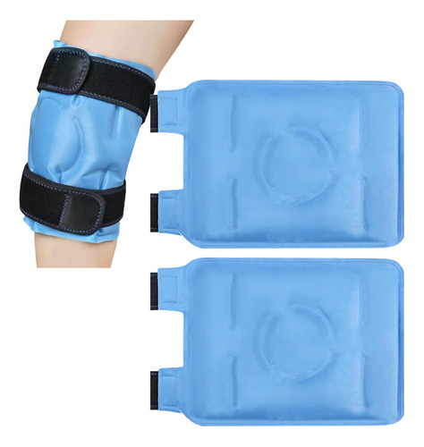 2 Bolsas De Hielo Para Aliviar El Dolor De Rodilla Y Comprim