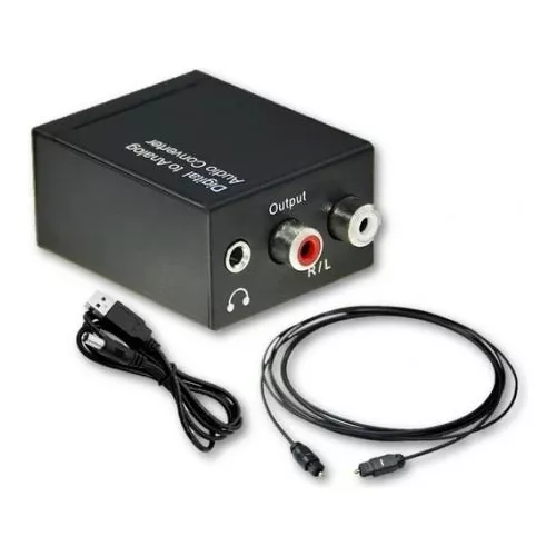 Convertidor de audio digital óptico a análogo 