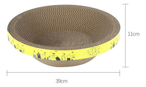 Cat Scratch Pad Nest Bowl Shaped Plate Cat Scratcher M