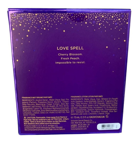 Duo De Viaje Love Spell 75 Ml Victoria Secret