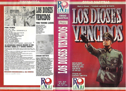 Los Dioses Vencidos Vhs Marlon Brando Lee Van Cleef