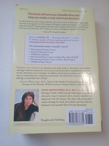 Libro - Outsmart Your Cancer - Tanya Harter Pierce (Usado)