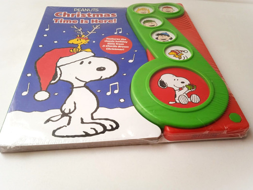 Snoopy Navidad, Peanuts Christmas Time Is Here Libro Musical