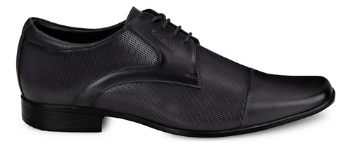 Zapato Derby Vestir Hombre Cuero Calimod Negro Vem-002