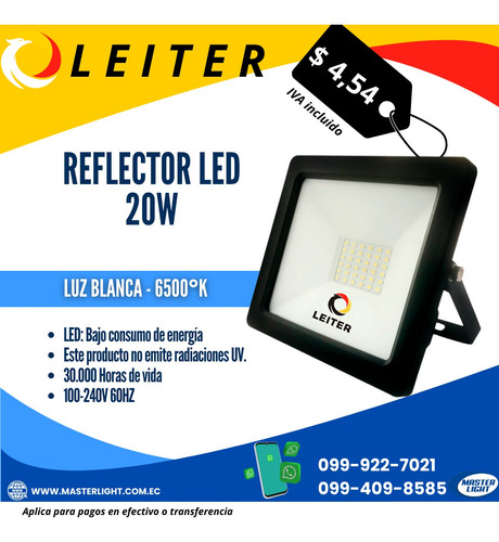 Reflector Led 20w A 200w Y Led Highbay Campana 100w Y 200w