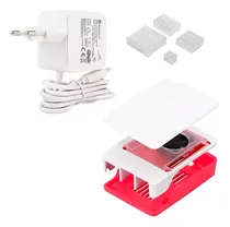 Comprar Case E Fonte 5a Oficial P\u002F Raspberry Pi5 Pi 5 + Dissipadores