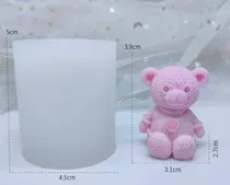 Comprar Moldes De Silicon Osos Para Velas,  Resina Y Jabones