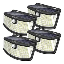 Comprar Reflectores Solares 120 Led De 270° (paquete De 4)