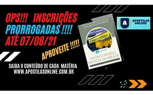 Imagem 1 de 1 de Apostila Concurso Banco Do Brasil