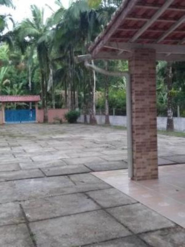 Imagem 2 de 7 de Chácara Com Churrasqueira E Com Vaga Para 10 Automóveis, No Bairro Aguapeu, Em Itanhaém, Ref: 9125/ac
