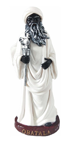 Estatua Obatala Orisha Figura Sagrada Hombre Poderoso (5 )