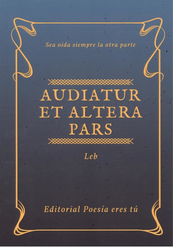 Livro Fisico -  Audiatur Et Altera Pars