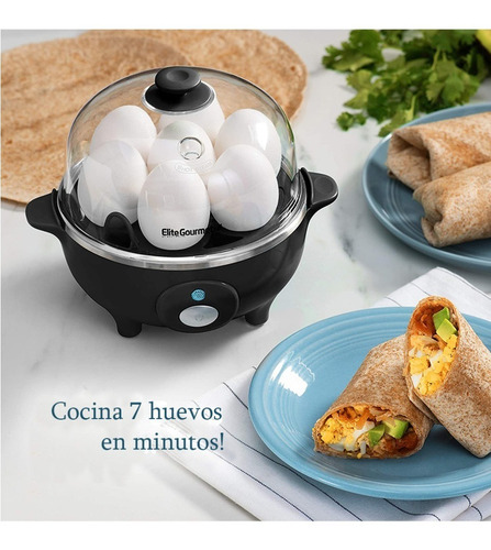 Imagen 9 de 10 de Cocedor De Huevos Automático Huevera Elite 7 Huevos Cocina
