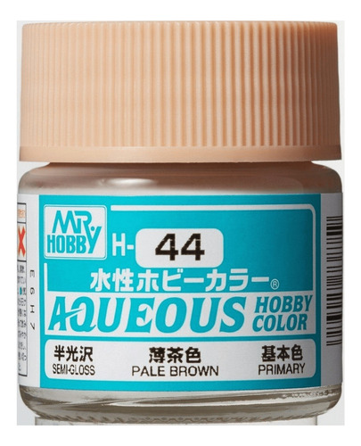 Mr Hobby Aqueous Color H44 Pale Brown Marron Claro Palo