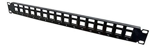 comprar Panel De Conexión C2g De 16 Puertos, Panel Keystone En Blanc