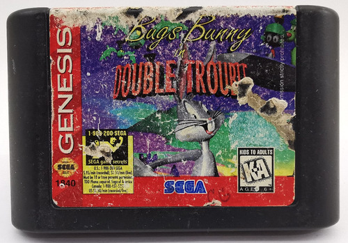 Bugs Bunny In Double Trouble Sega Genesis * R G Gallery