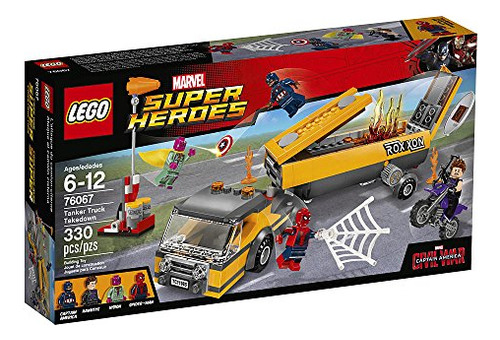 Ataque De Un Camión Cisterna Lego Marvel Super Heroes 76067