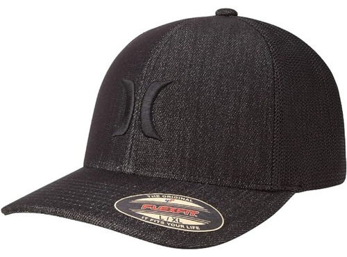 Gorra Hurley Icon Textures Hombre Mujer Cerrada Flexfit