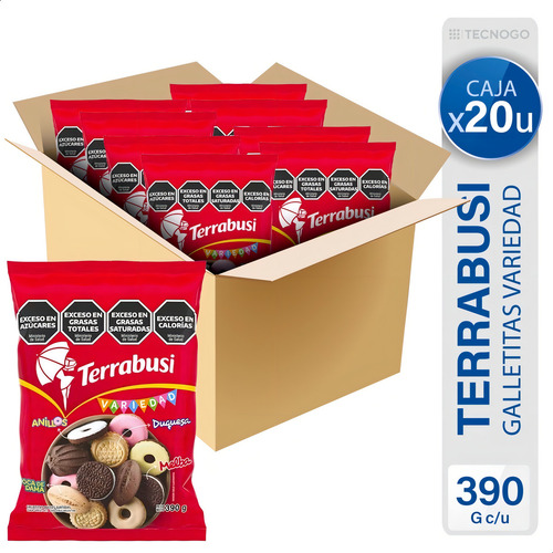 Caja Galletitas Dulces Terrabusi Variedad Pack