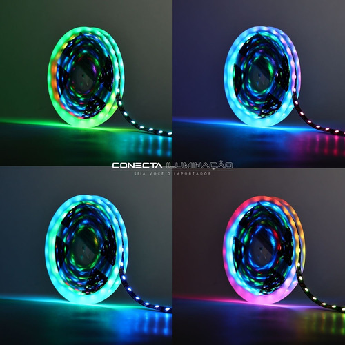 Kit 10m Fita De Led Endereçável Rgb 2811 300 Leds Ip20 Vu