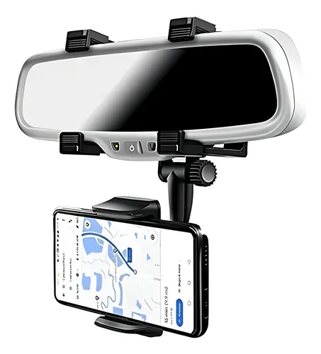 comprar Soporte Holder Para Celular En Espejo Retrovisor De Carro Color Gris comprar Soporte Holder Para Celular En Espejo Retrovisor De Carro Color Gris