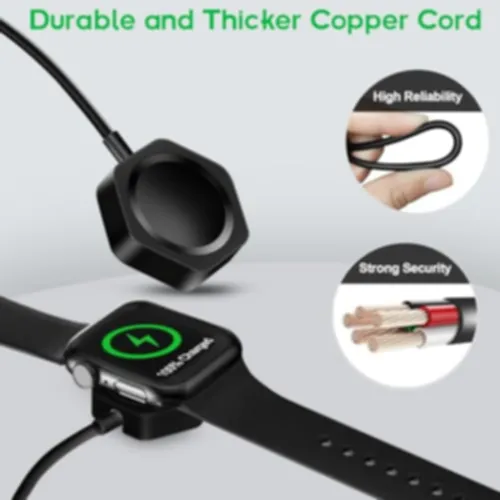 Cargador De Reloj Corto Patible Con Cargador De Wat