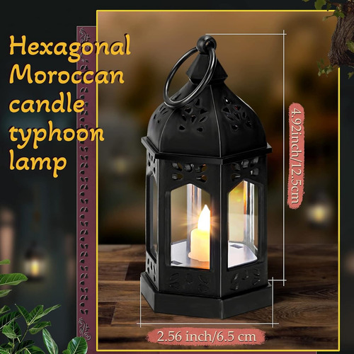 12 Pz Mini Linternas Con Vela Led Parpadeante, Vela Colgante