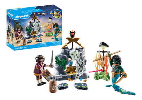 Playmobil Piratas Búsqueda Del Tesoro 71420 55 Playmobil